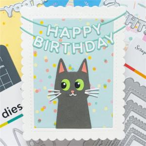 Mèo cắt theo khuôn Kim Loại khuôn dập nổi Thép Carbon Cắt Chết Scrapbooking Chết Cho Thẻ Làm Tạp Chí Album Ảnh