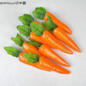 WP💓💛💖 5 10Pcs Artificial Carrot Foam Vegetable Photo Prop Food Toy Mini Toys Decorations Party Favor Fake Vegetables
