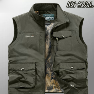 เสื้อกั๊กอเนกประสงค์สำหรับกิจกรรมกลางแจ้ง ออกแบบมาสำหรับการเดินทางและตั้งแคมป์