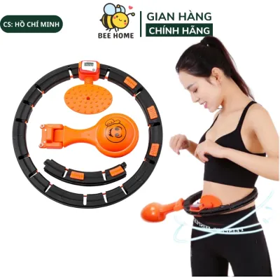 [Loại cao cấp] Vòng Lắc Eo Giảm Mỡ Bụng Tập Thể Hình Tại Nhà Hula Hoop Có Đồng Hồ Đếm Hiển Thị Vòng Quay Thông Minh Giúp Nâng Cao Sức Khỏe Tại Nhà