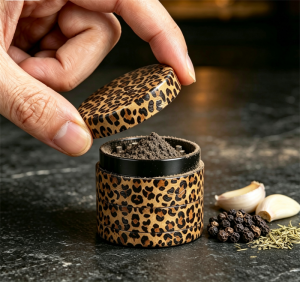 Magnetic Lid Design Grinder Spice Metal 4 Layer 1.6in Sieve Storage Free Scraper Inside