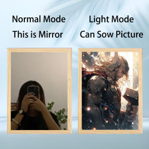 Avengers / Dragon Ball / Demon Slayer Light Photo Mirror Painting Decorative Wall Table Lamp Night 灯光画  Gift 礼物 Malaysia