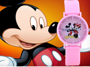 Jam Tangan Fashion Anak-anak bahan Rubber Karakter Micky Model Terbaru