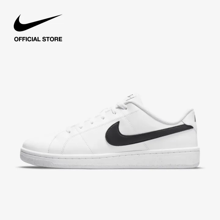 White leather hot sale nike mens