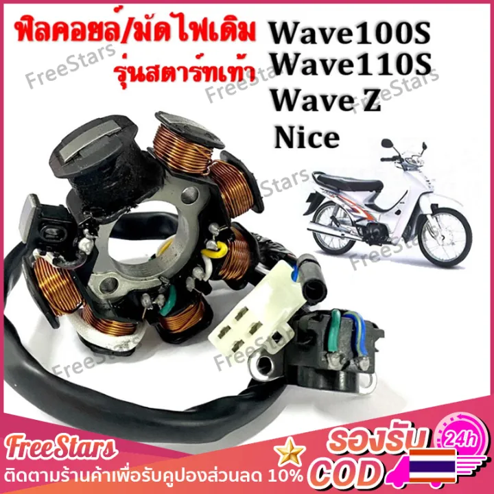 มัดไฟ ฟิลคอย ฟิลย์คอล์ย มัดข้าวต้ม ฟิลย์คอล์ย ชุดใหญ่ HONDA WAVE100s ...