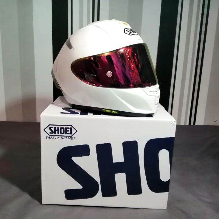 White full store face motorcycle helmets