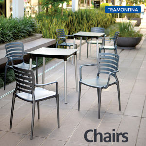 Tramontina Summa Sofia Armchair with Horizontal Backrest