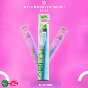 PINKDERBY SOFT AND SMOOTH CHARCOAL BRISTLES / ORTHODONTIC TOOTHBRUSH