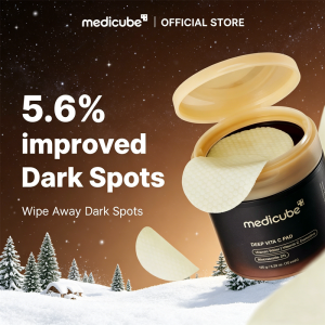 medicube Deep Vita C Pad - Vitamin C Toner Pads for Uneven Skin Tone500000PPM of Vitamin Water & Hydrating