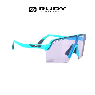 Rudy Project UTMB Spinshield Pro Sports Performance Eyewear Sunglasses – Azur Matte ImpactX2 Laser Lens for Men and Women | UV Protection
