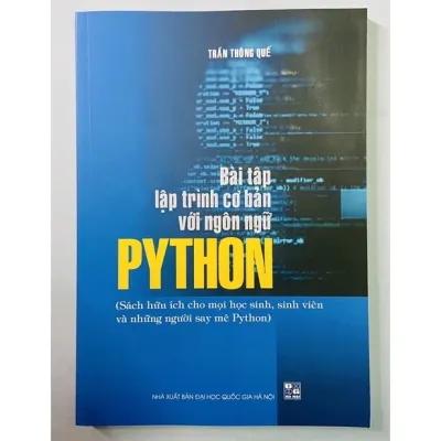 Sách - Bài tập lập trình cơ bản với ngôn ngữ Python