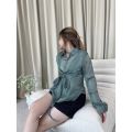 Piu Piu Fashion Clothing Baju Wanita / Cewek - Everie Shirt Kemeja Shimmer Wanita Simple Premium Polos Ala Korea. 