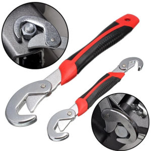 2PCS Universal Adjustable Wrench Spanner Tool N Grip Spanner Set Spanar Serbaguna Tool