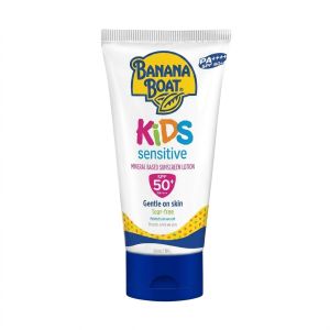 Banana Boat Kids Sensitive Mineral Sunscreen Lotion SPF 50+ Tear Free Water Resistant