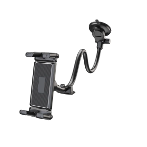 Flexible Tube 360 Degree Turn Phone Panel Mount with Reinforced Suction Base for 5 15 Foot Screens