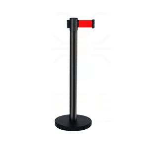 【Local inventory】 Crowd Control StanchionStainless Steel Crowd Control Barrier 2 m/3 m Red Retractable Belt Stainless steel materials for rustproof and durable use Robust base for more stability Suitable for various occasions
