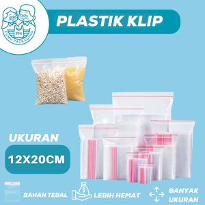 Plastik Klip ZIpper Bag /Plastik Bening Packing Makanan / Plastik Packing Baju zip lock Food grade Termurah