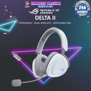 ASUS ROG Delta II Tri-Mode Dual Wireless Gaming Headset