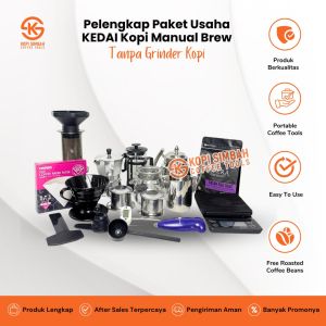 Pelengkap Paket Usaha KEDAI Kopi ManualBrew Alat Seduh Kopi Manual Brew
