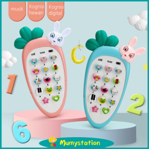 Mainan Ponsel Bayi / Mainan Handphonebayi /Telepon Pendidikan Awal dengan Lampu Musik