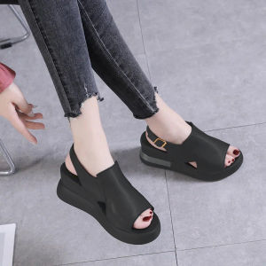 Sandal Wanita Ranjojo RJ28 Sendal Wedges Wanita Kondangan Formal Casual Korea Hak Tinggi Kekinian