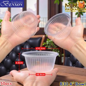 4" Small Bowl [ 50/100pcs± ] TAGE EC BENXON WFD30 8oz PP Plastic Bowl WFD B 30 B30 Party Bowl Mangkuk Plastik 4 inch