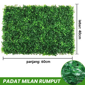Gambaran Hijau Faux Greenery 40x60 cm - Dekorasi Dinding Tanaman Buatan Elegan