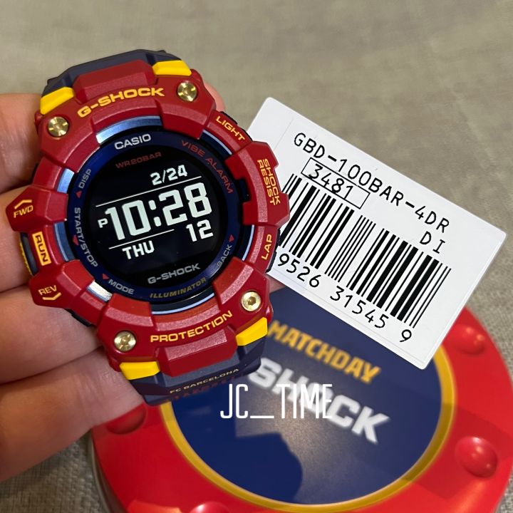 CASIO G SHOCK GBD100BAR 4A Collaboration FC Barcelona Football Club 100 Authentic.GBD100 GBD100BAR GBD 100BAR 4ADR Lazada