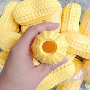 PRINCER Slow Rebound DIY Empty Ball Skin Soft TPR Peanut DIY Pressure Ball Kit Children Gift Fillable Handmade Ball Skin Craft Making Accessory