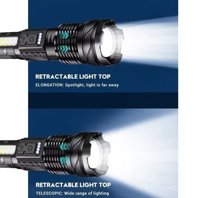 ไฟฉายแรงสูง PAE 538 police Led Zoom Flashlight การออกแบบที่ทันสมัย มีน้ำหนักเบา