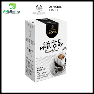 Trung Nguyen Legend - Fusion Blend Paper Filter Coffee - Box of 10 Packets x 10g (Black Coffee No Sugar)