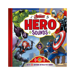 Marvel Avengers Hero Sound Book For Kids with 11 Incredible Super Hero Sounds