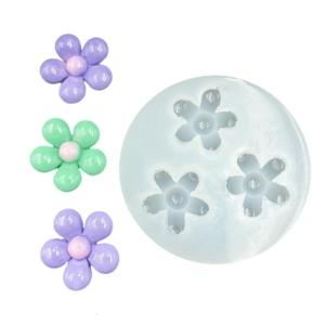 แม่พิมพ์ซิลิโคนดอกกุหลาบอย่างละเอียดด้วยรูปทรงที่ได้แรงบันดาลใจจากธรรมชาติ6แบบแม่นยำขนาด0.4ซม. 2.4ซม. สำหรับงานฝีมือตกแต่งเค้กและการทำช็อกโกแลต