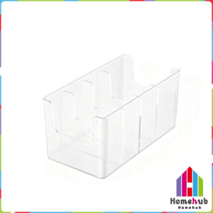 HB Cosmetic Storage Box Makeup Table Mask Skin Care Product Organizer Shelf Transparent 1Pcs