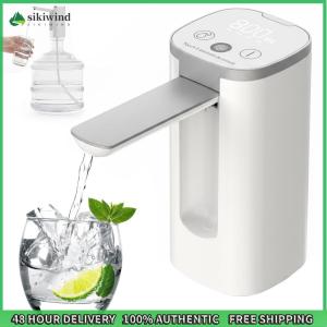 Sikiwind Electric Water Pump Digital Display USB Charging Water Bottle Pump Automatic Water Dispenser Pump for Office Camping