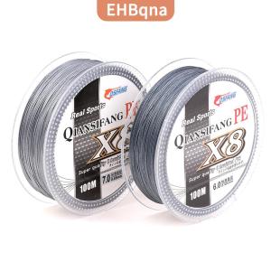 [COD] EHBqna SPORT 100M 8 Strands PE Braided Fishing Wire Multifilament Strong Fishing Line Durable Travel Sea Stream Fishing Line