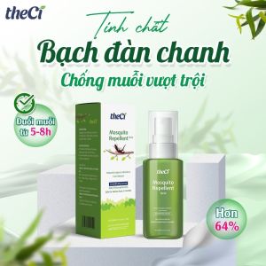 Xịt Chống Muỗi TheCi 50ml Không DEET Tinh Dầu Sả Chanh Bạch Đàn | Xịt Chống Côn Trùng Thảo Mộc Dịu Nhẹ