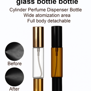 Transparent Roller Ball Dual Purpose Perfume Dispenser Bottle