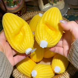 1/2PCS Corn Stress Ball Anti Stress Elastic Recovery Soft Venting Balls Slow Rebound Decompression Squeeze Toy Gifts
