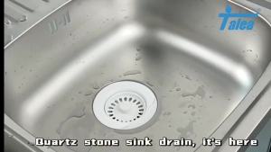 Talea White/Black Strainer 114MM For Marble Sink Drain Filter Plugxk2472026