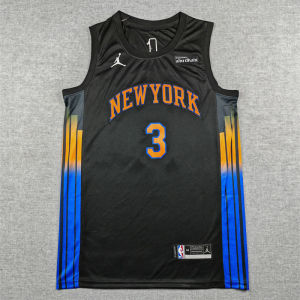 Còn hàng 2026 NBA Knicks 3 # Áo bóng rổ thêu HART City Edition bán buôn