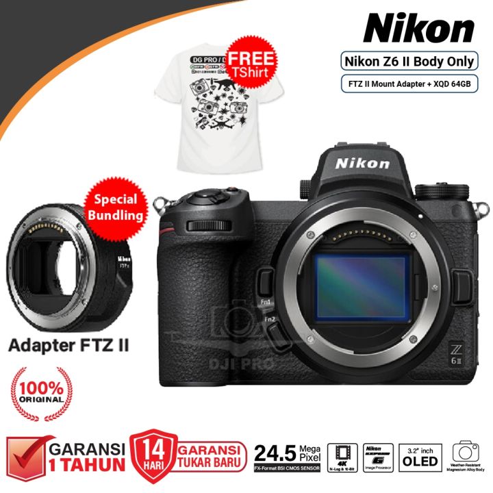Nikon Z6 II Body Only Mirrorless Camera Nikon Z6II - Z6 Mark 2