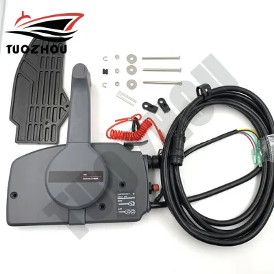 703-48203-12 New Outboard Engine Remote Control Box Assy 703-48230 for Yamaha Boat Motor7 Pins push to open Pull to open