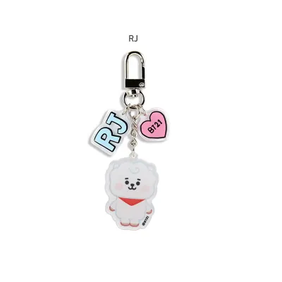 Kpop BTS Transparent Acrylic Keychain Cute Bag Charm For ARMY Fans Gift
