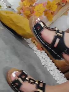 [Free Shipping] 2026 New Style WomenS Flat Sandals With Thin Straps And Elastic Bands Perfect For Wearing With Dresses Roman-Style Beach Sandals