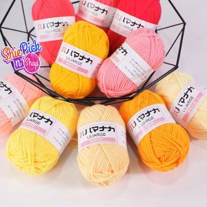 MILK COTTON YARN 4PLY 25G FOR CROCHET KNITTING