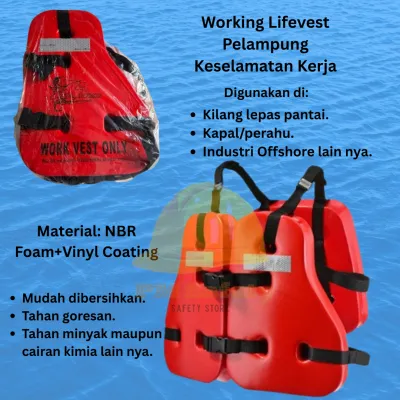 Pelampung Workvest Lifejacket Seahorse Pelampung Kuda Laut Rompi Penyelamatan
