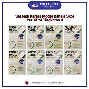 【PME Bookshop】 (2025 Buku Latihan) Sasbadi: Kertas Model Pra-SPM / SPM Rahsia Skor KSSM Tingkatan 4 & 5