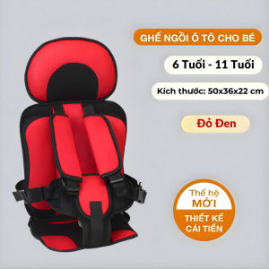 Ghế Ngồi Ô Tô Trẻ Em Đai Bảo Vệ An Toàn Ngồi Êm Thoải Mái Thiết Kế Tiện Lợi Lắp Đặt Nhanh Chóng
