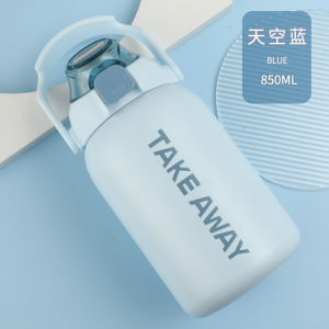 (TẶNG STICKER TRANG TRÍ BÌNH NƯỚC SIÊU CUTE) Bình/ ly giữ nhiệt TAKE AWAY 850ML PASTEL SIÊU NGỌT INOX 304 CHỐNG TRÀN có ống hútquai xách - binh uống đựng nước lạnh nóng 10 - 12 tiếng - binh giư nhiet inox pastel - ly giu nhiet inox